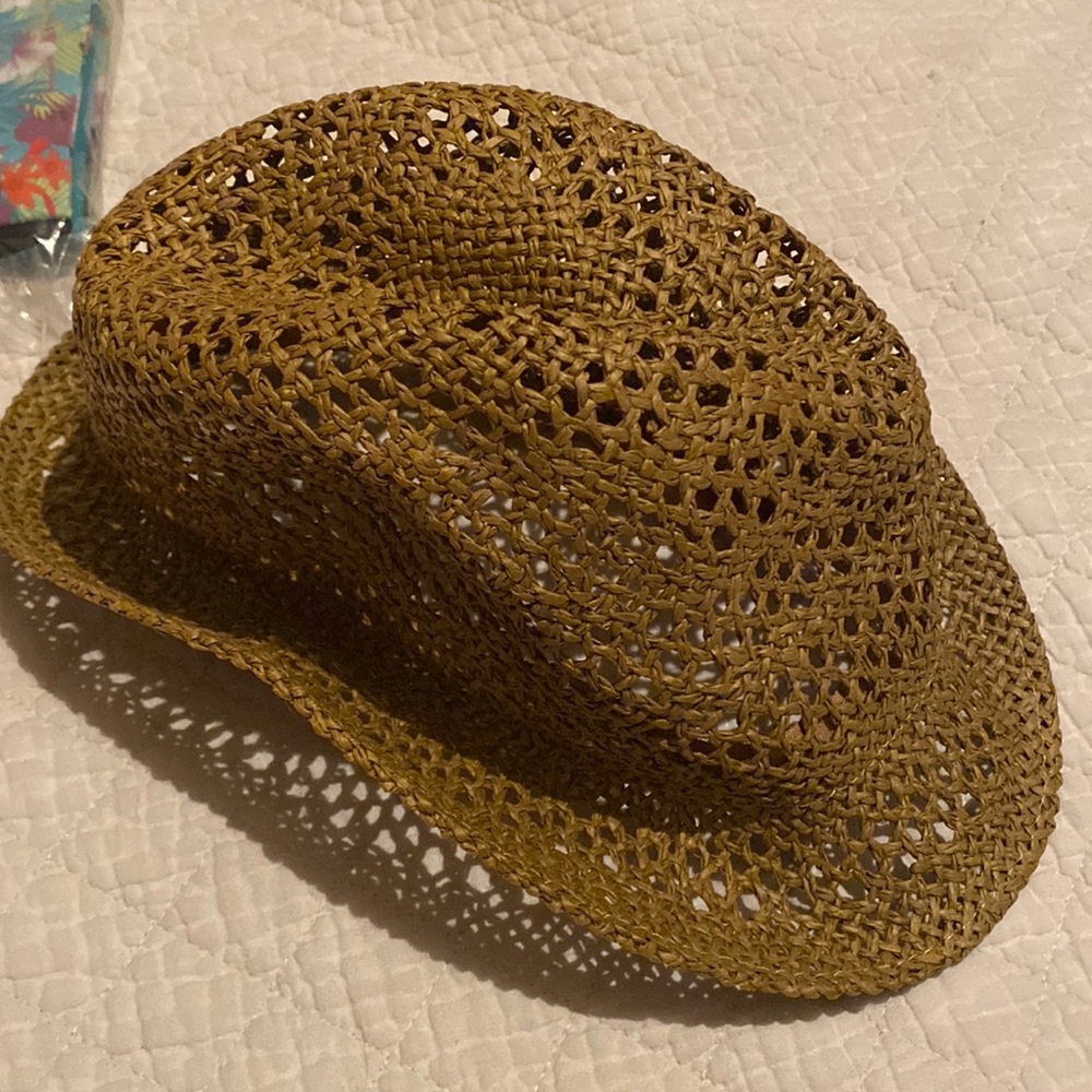 Straw cowboy cowgirl hat